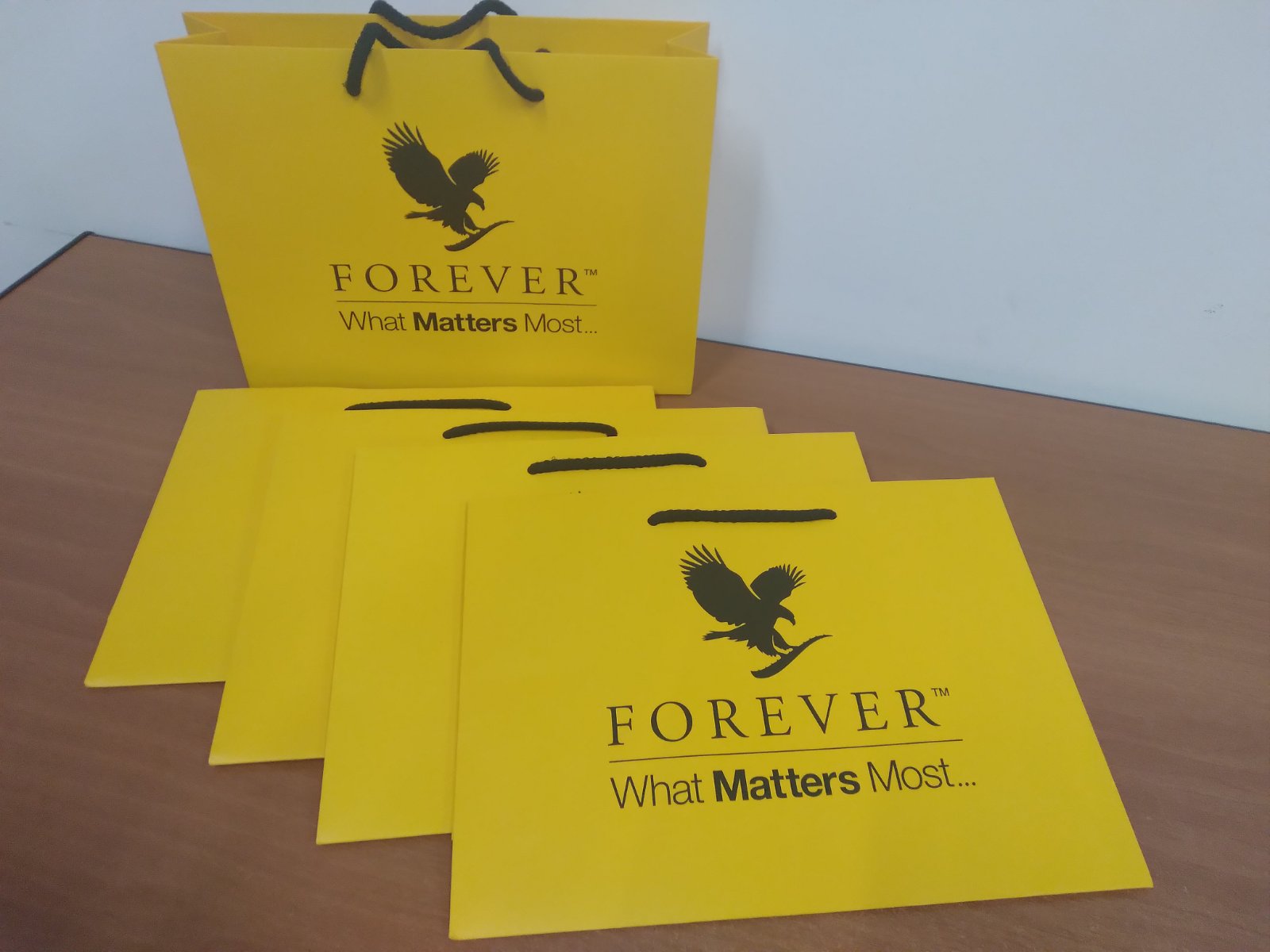 Yellow Paper Bag Large