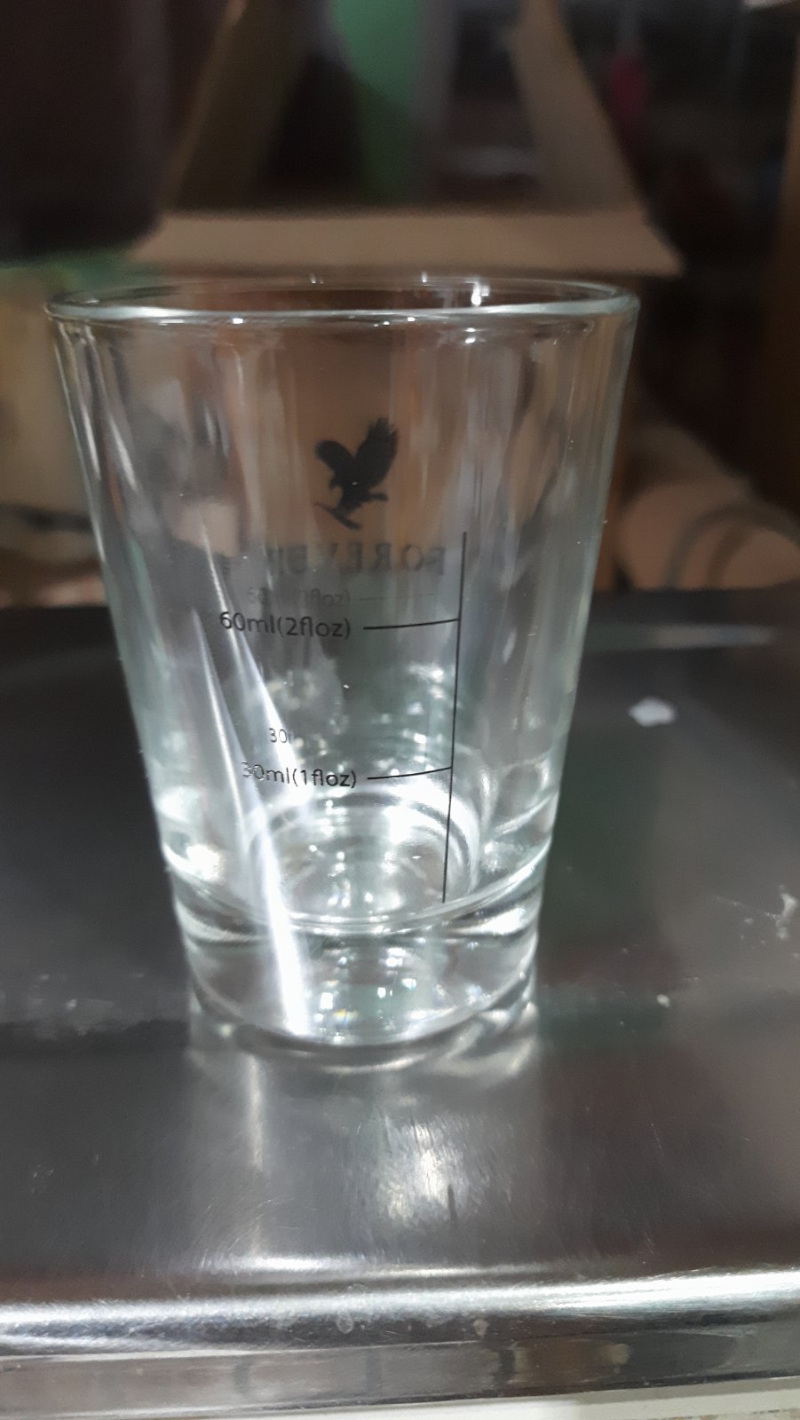 A glass of Aloe Vera shot